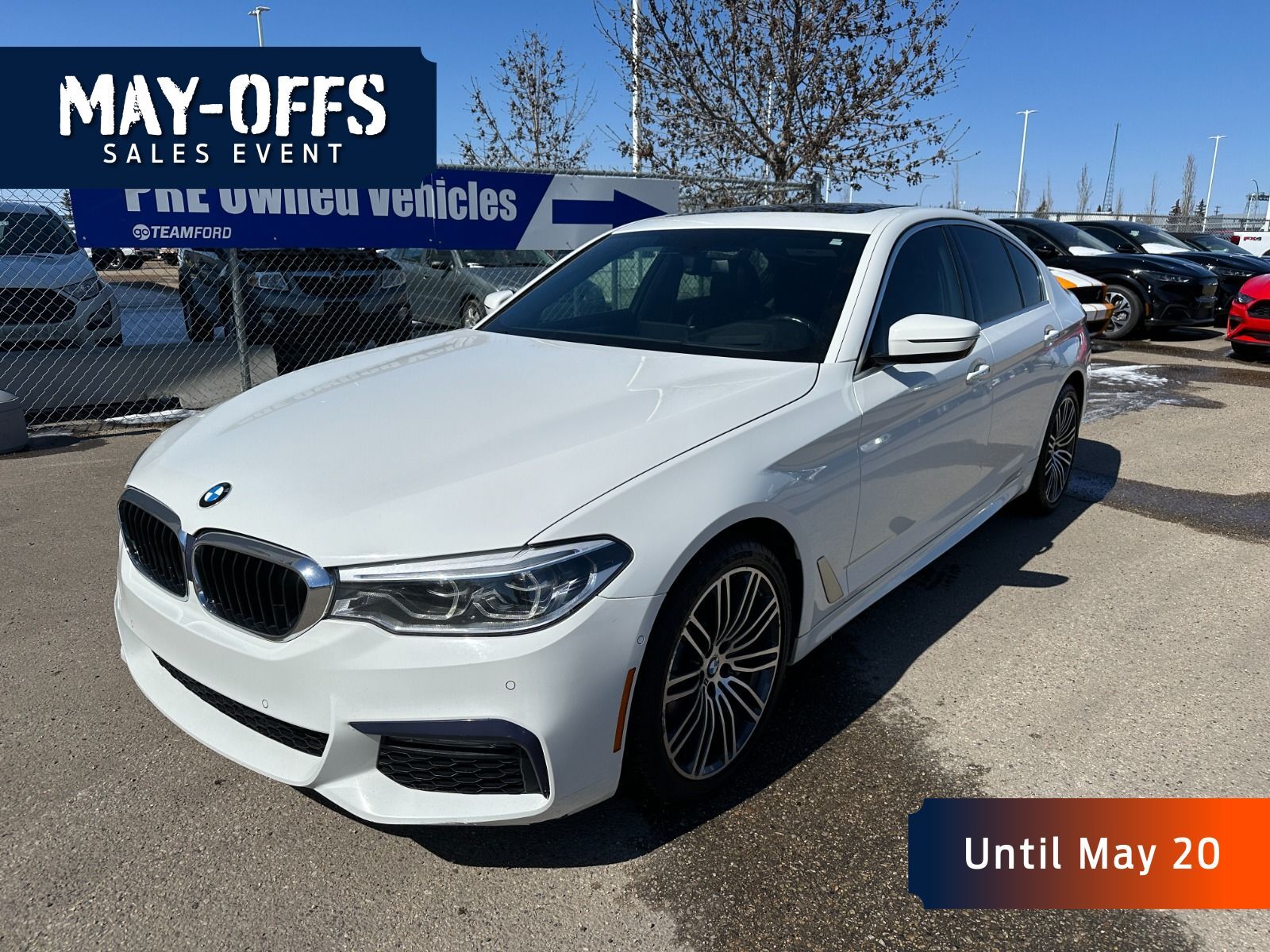 2018 BMW 5 Series 530I-  xDRIVE, LEATHER, SUN ROOF, HEATED SEATS, RE