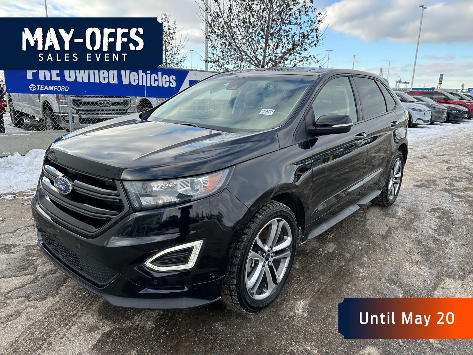 2017 Ford Edge 2.7L V6 ENG, SPORT, CANADIAN TOURING PKG, PANORAMI