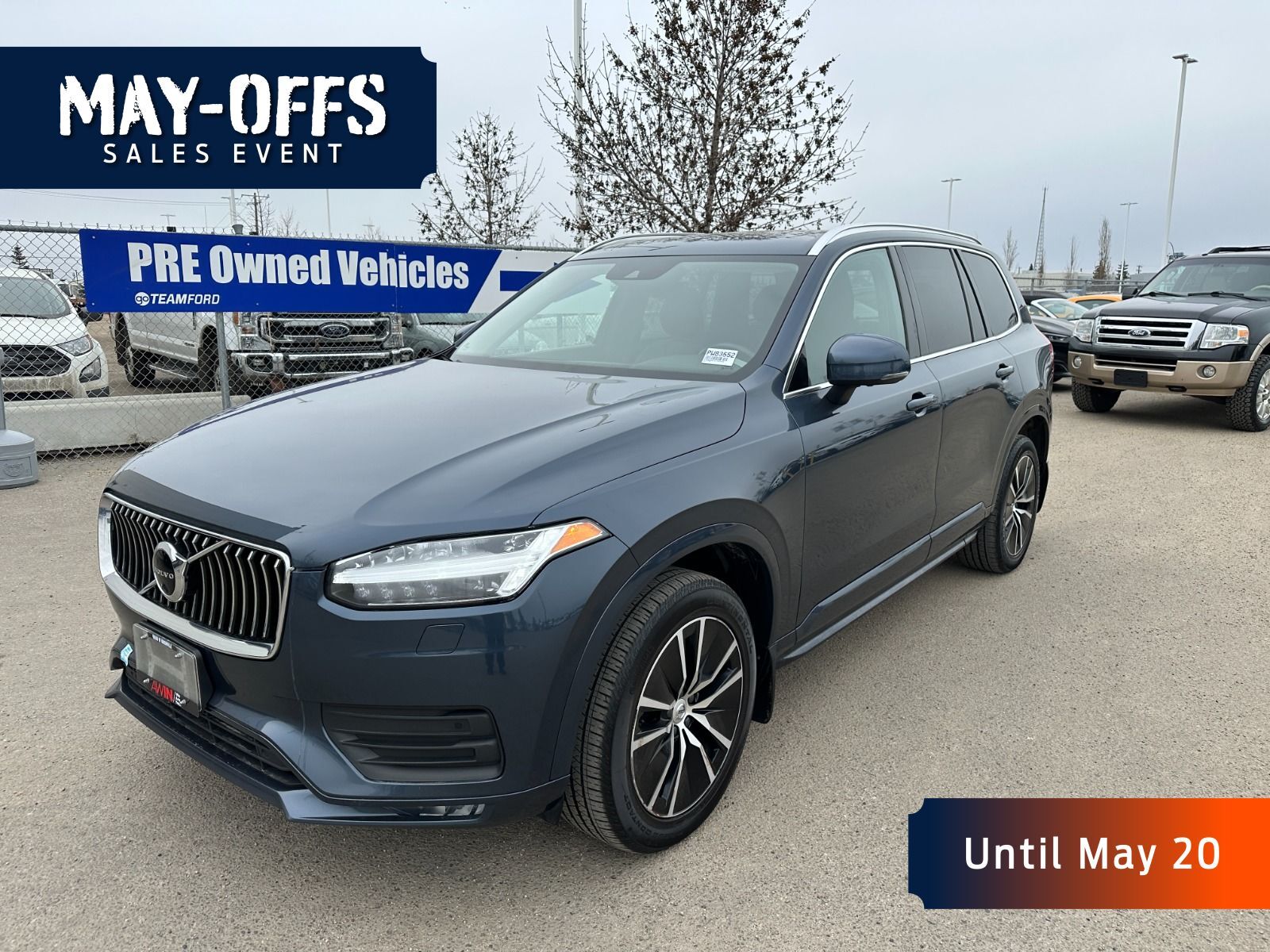 2020 Volvo XC90 MOMENTUM- LEATHER, NAVIGATION, MOONROOF, REMOTE ST