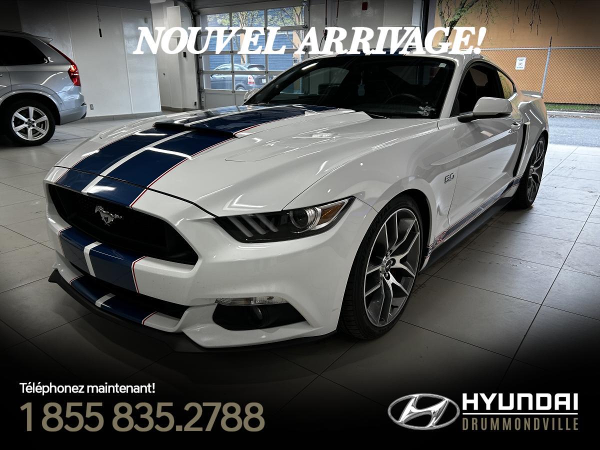 2015 Ford Mustang GT + CUIR + CAMERA + A/C + MAGS + CRUISE + WOW !!