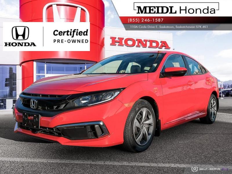2021 Honda Civic Sedan LX  Honda Cert -  Low KM - CarPlay