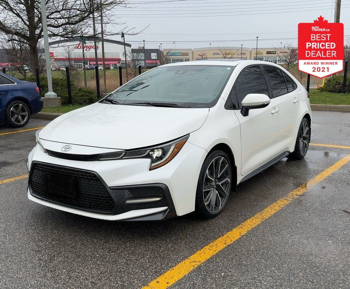 2020 Toyota Corolla XSE, Leather, Navigation, Accident free, One Owner