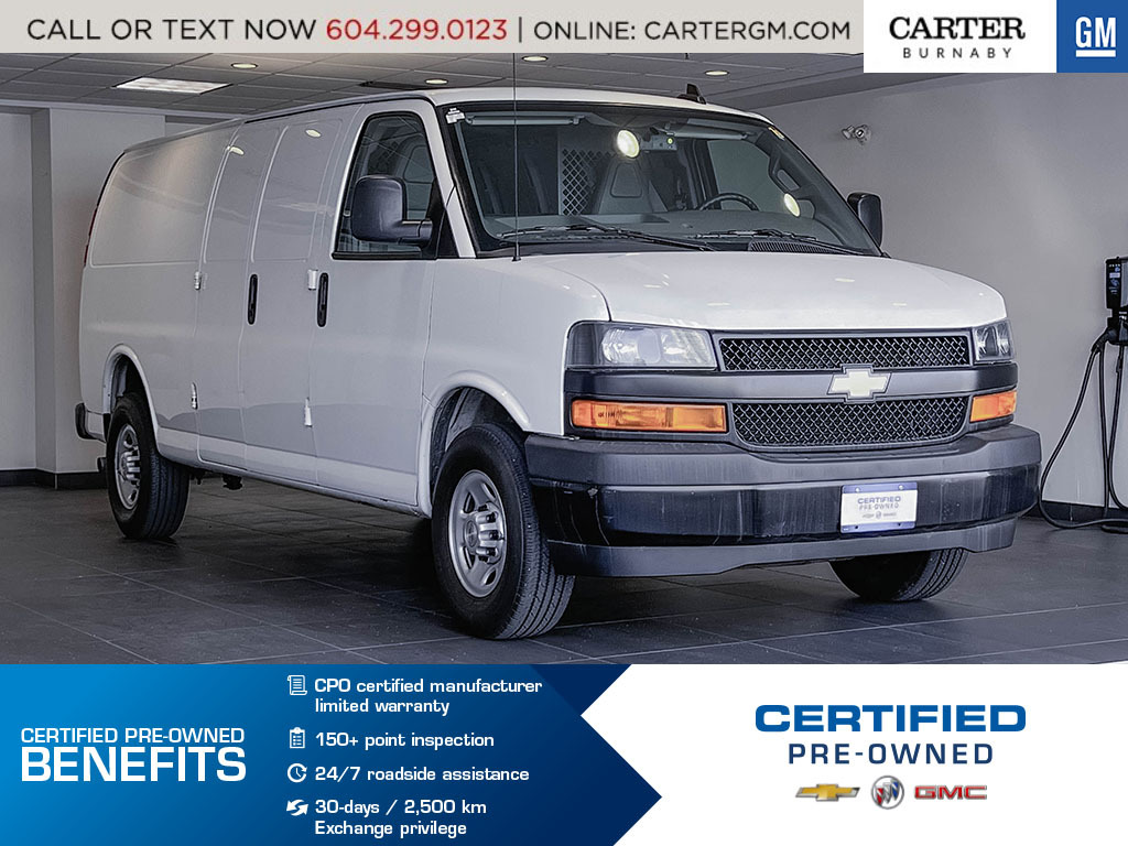 2019 Chevrolet Express Steel Wheels/Rear Vision Cam/Tire Pressure Monitor
