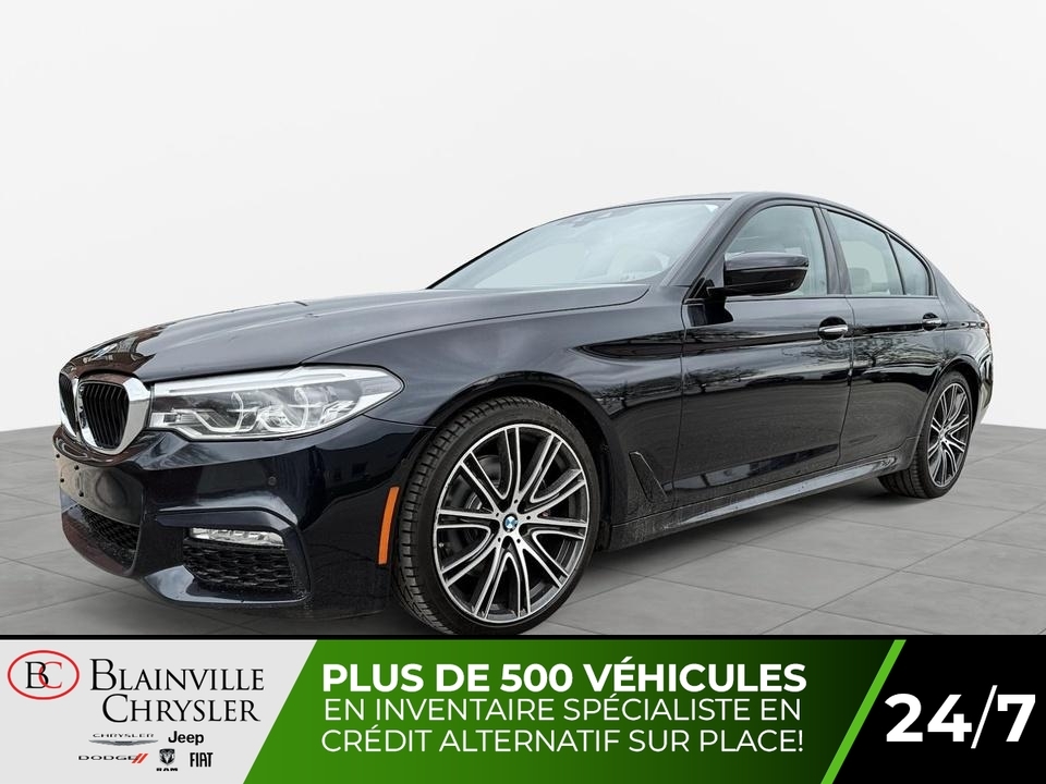 2018 BMW 5 Series 530i xDrive CUIR TOIT OUVRANT MAGS GPS CAMERA 360