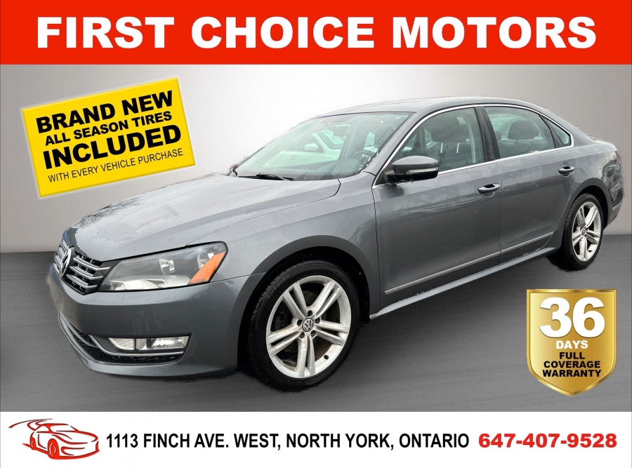 2014 Volkswagen Passat HIGHLINE ~AUTOMATIC, FULLY CERTIFIED WITH WARRANTY