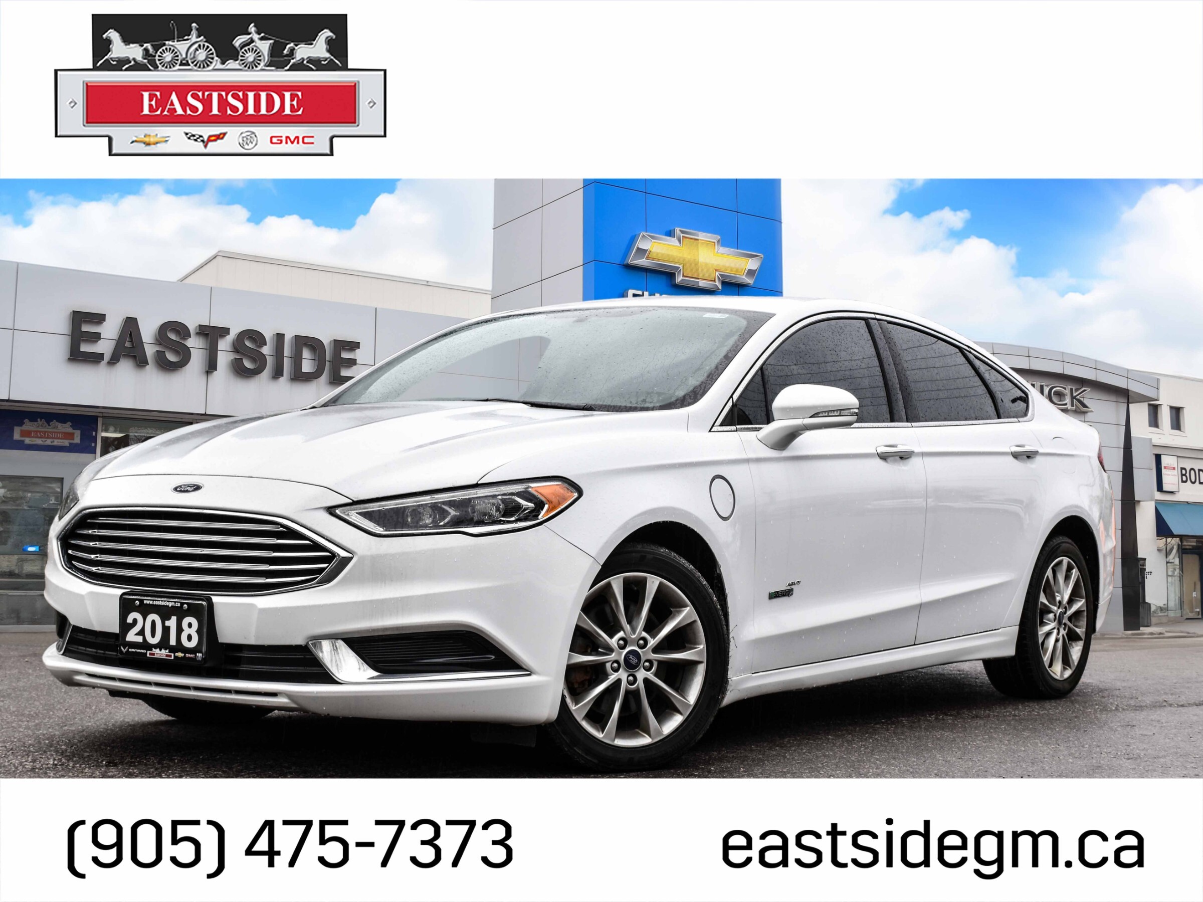 2018 Ford Fusion Energi Leather|Sunroof|Well Maintained|Clean Carfax