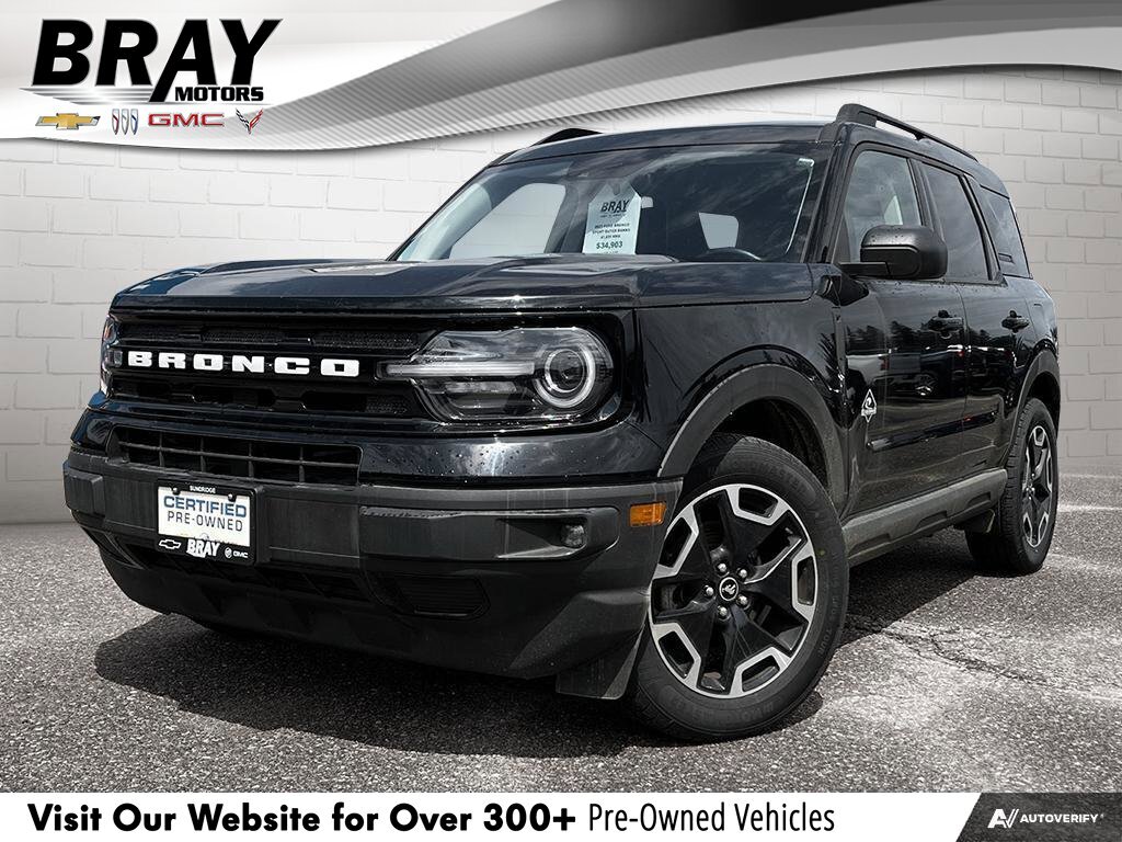 2021 Ford Bronco Sport Outer Banks 1-OWNER | CERTIFIED PRE-OWNED