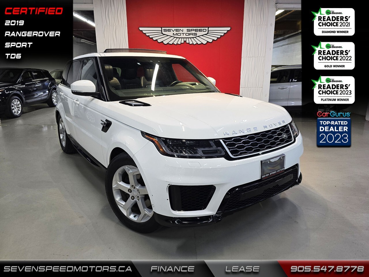 2019 Land Rover Range Rover Sport 7Pass/HSE/CleanCarfax/Certified/Finance