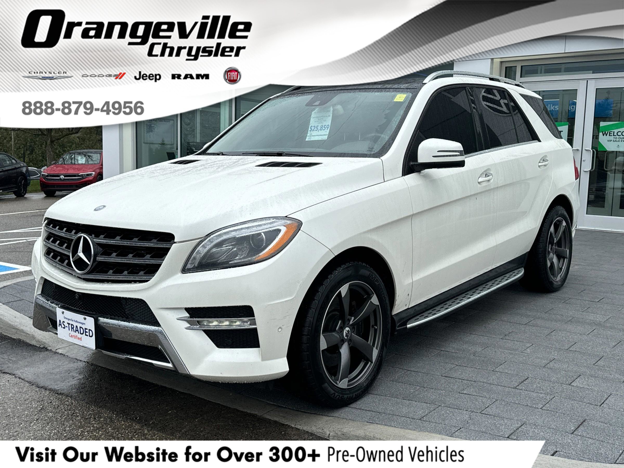 2015 Mercedes-Benz M-Class ML 350 BlueTECDIESEL, AWD, LEATHER, TWO SETS OF TI