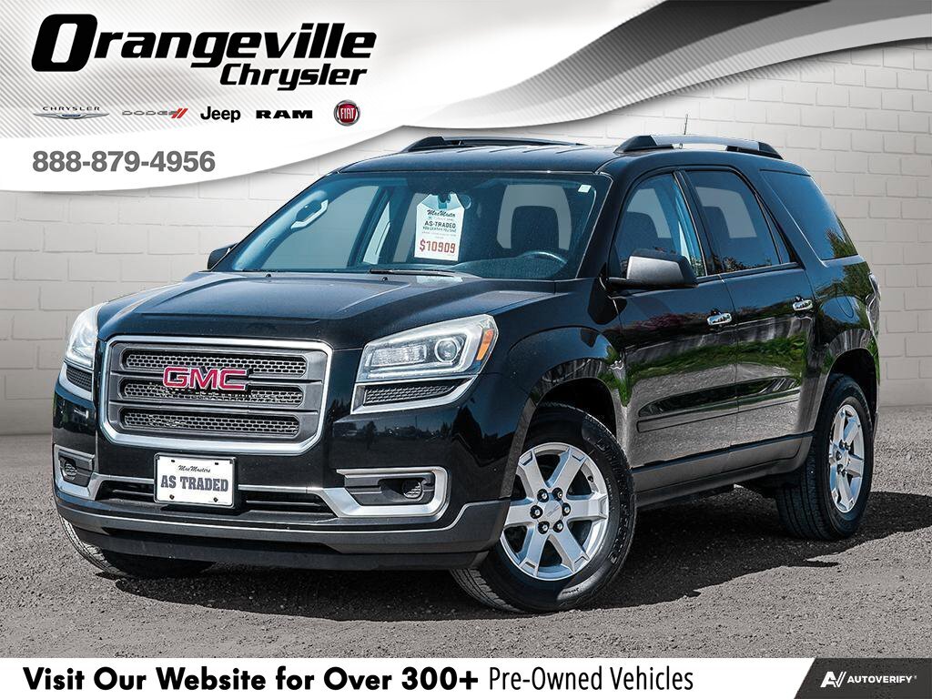 2016 GMC Acadia SLESLE-1, V6, FWD, 8-PASS, BLUETOOTH, AS-TRADED!