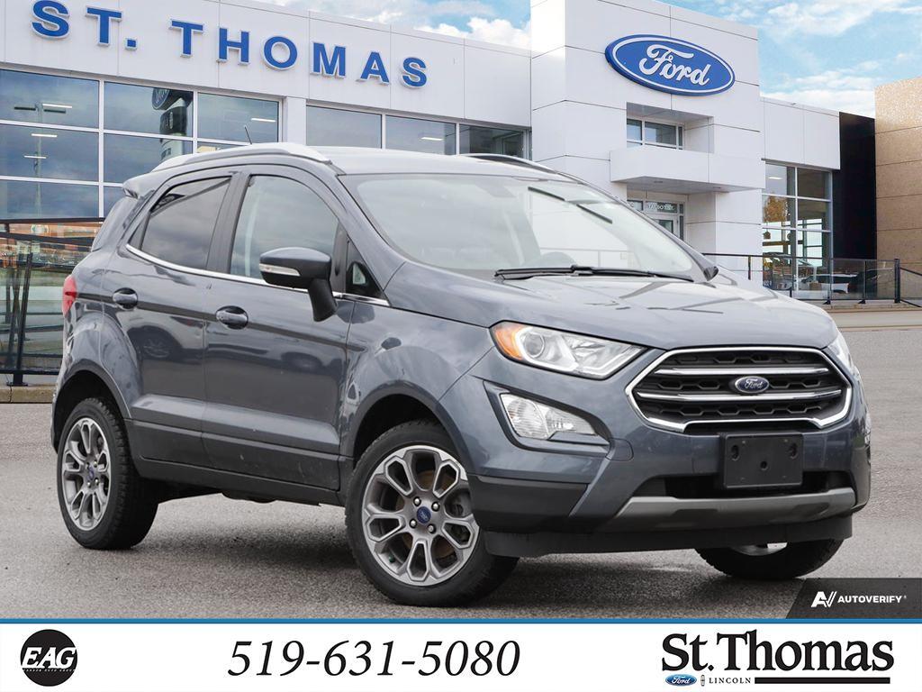 2022 Ford EcoSport AWD Leather Hearted Seats, Navigation, Alloy Wheel