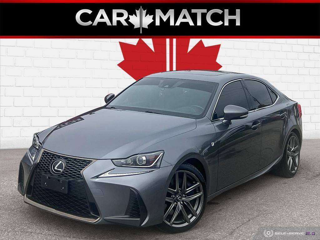 2018 Lexus IS 300 F SPORT / LEATHER / AWD / ROOF / HTD SEATS