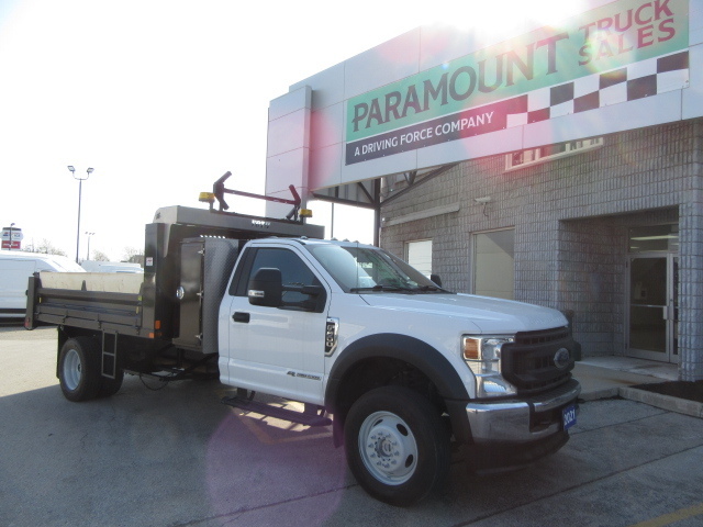 2021 Ford F-600 DIESEL REG CAB 4X4 WITH 12 FT DUMP/ CROSS TOOLBOX