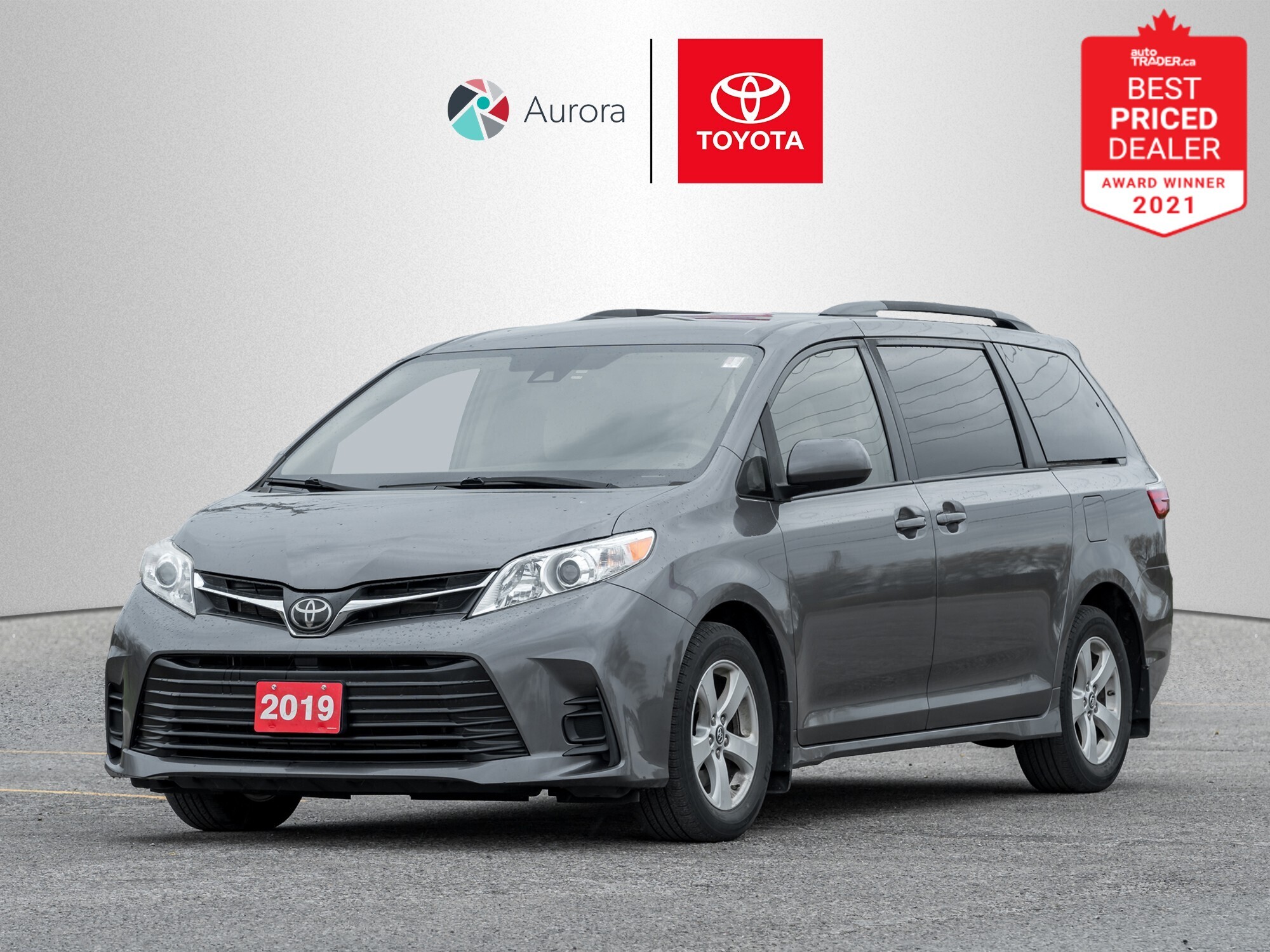 2019 Toyota Sienna LE 8P, Accident free, One Owner