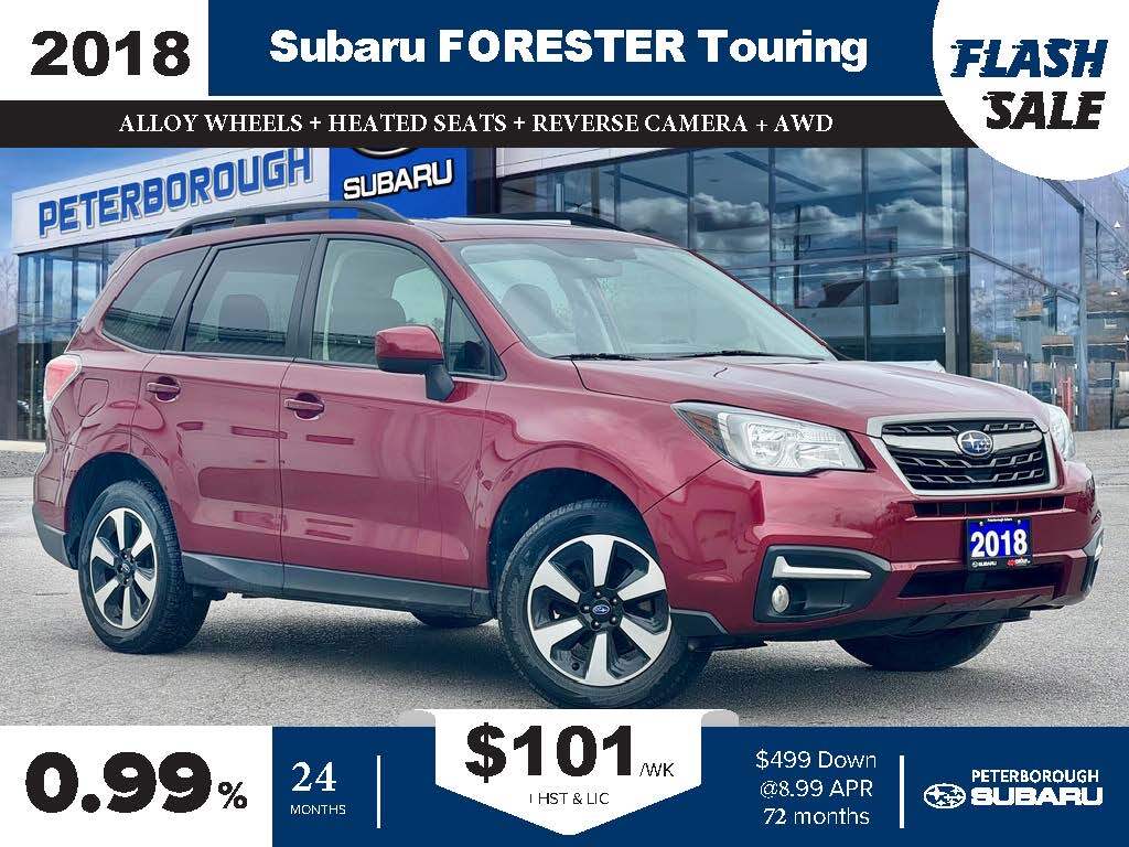 2018 Subaru Forester 2.5i Touring - CPO 3.99% FINANCING