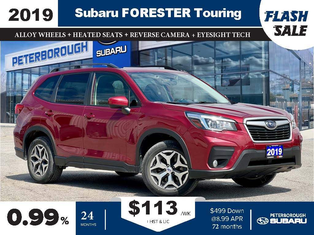 2019 Subaru Forester Touring w-EyeSight Pkg - CPO 3.99% FINANCING