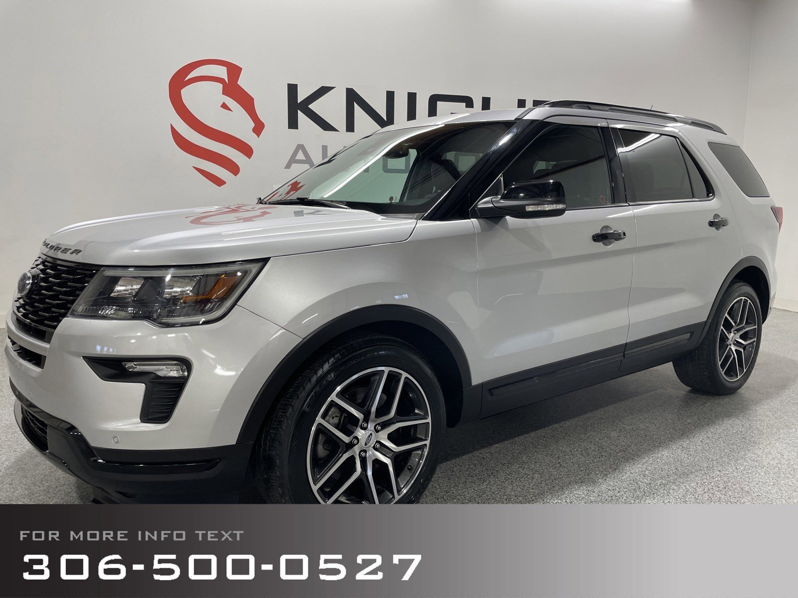2019 Ford Explorer Sport with 2nd Row Captain Chairs