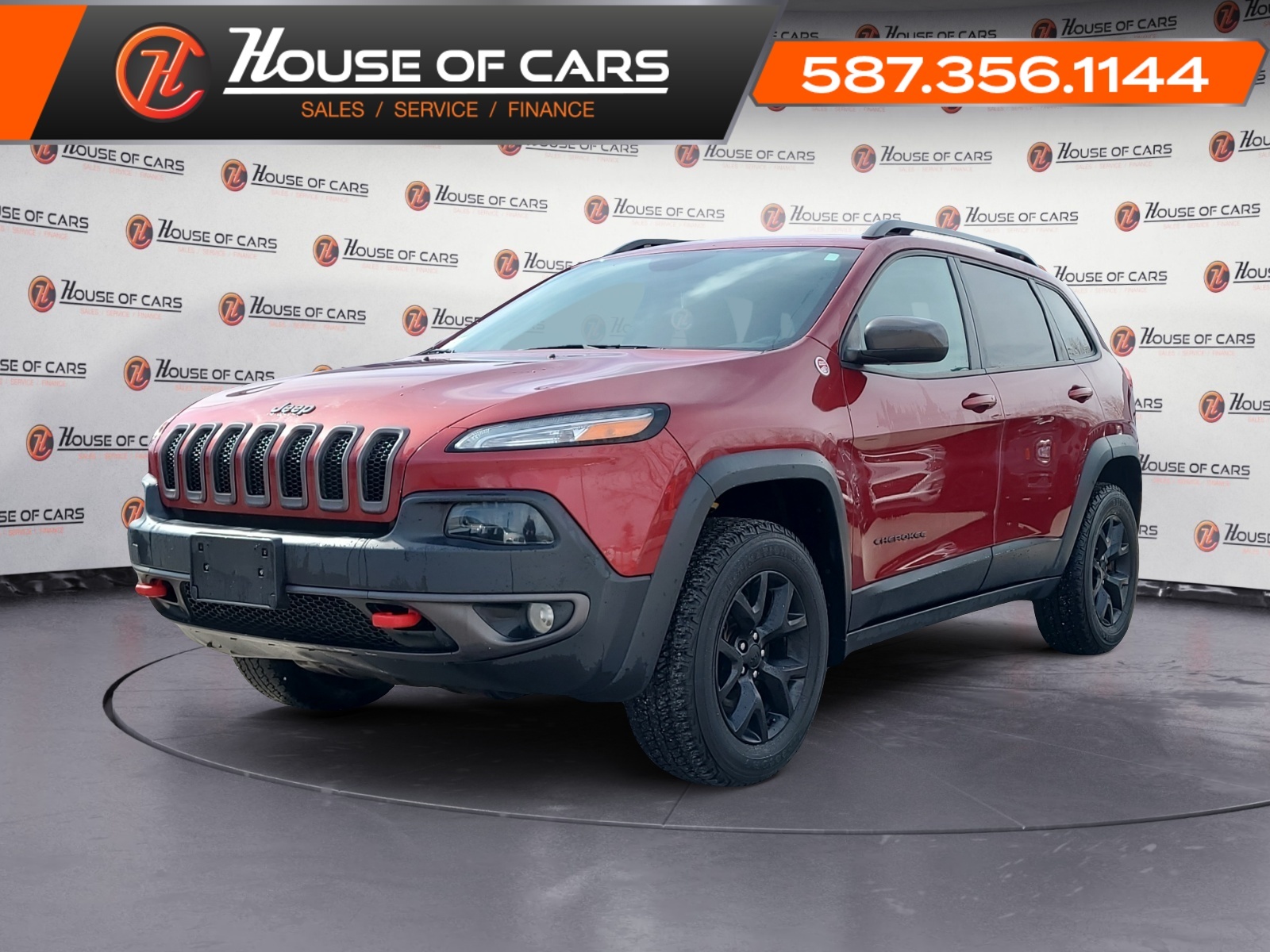 2015 Jeep Cherokee Trailhawk w/ Panoramic Sunroof / Leather 