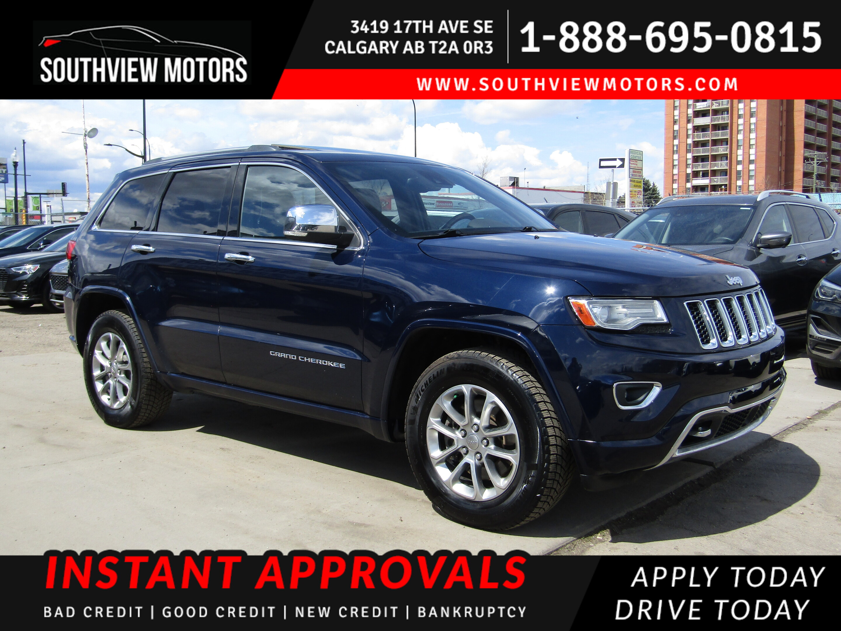 2014 Jeep Grand Cherokee OVERLAND 4WD 3.0L DIESEL B.S.A/NAV/CAM/PANOROOF