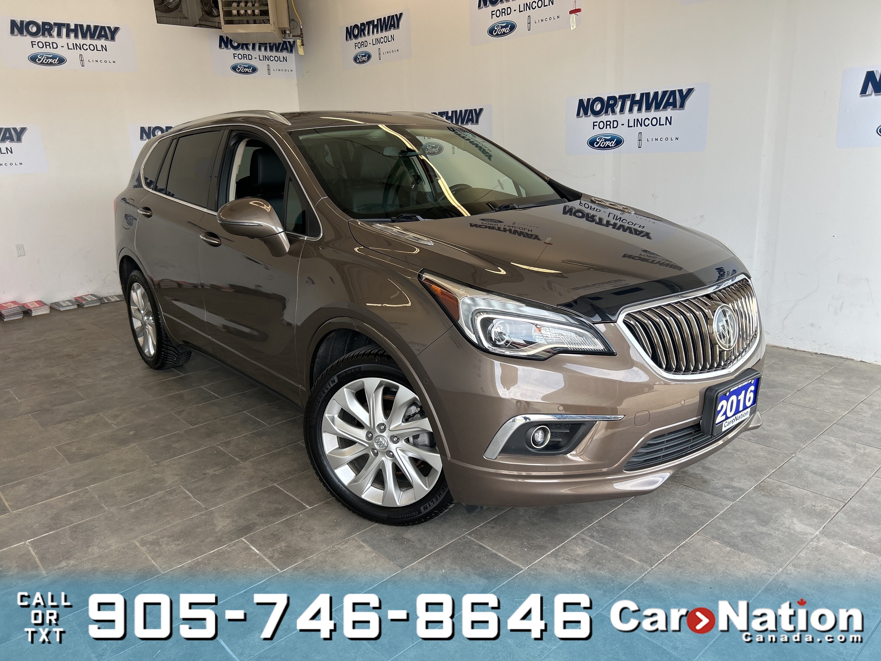 2016 Buick Envision PREMIUM ll | AWD | LEATHER | ROOF | NAV | 1 OWNER