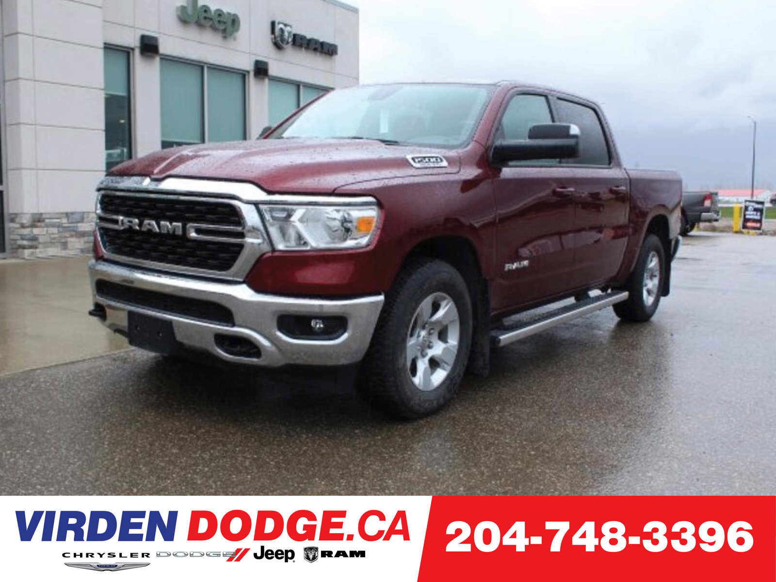 2022 Ram 1500 Big Horn | LOW KMS | REARVIEW CAMERA | Red