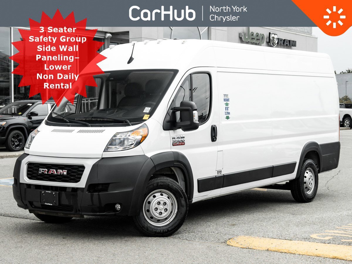 2022 Ram ProMaster Cargo Van 3500 High Roof V6 3.6L Ext 159 WB 3 Seater
