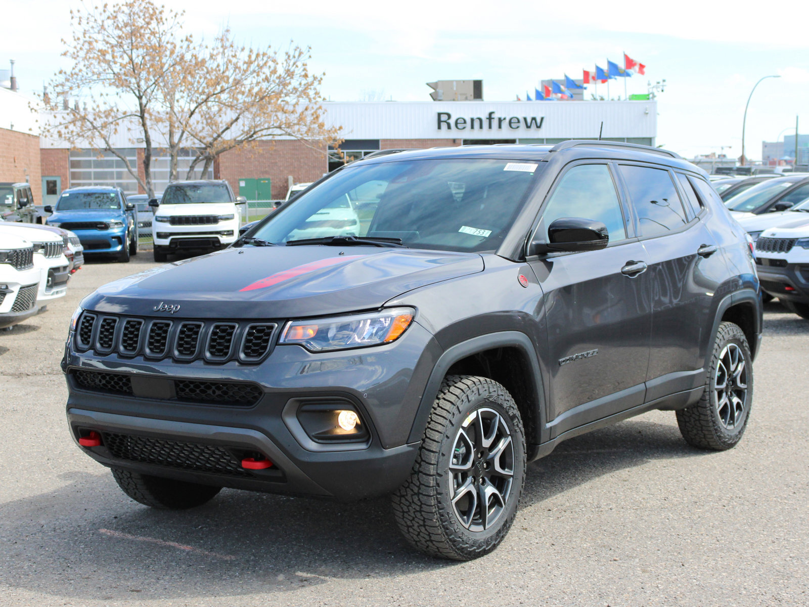 2024 Jeep Compass Trailhawk 4x4, Remote Start, Heated Seats, Blind S