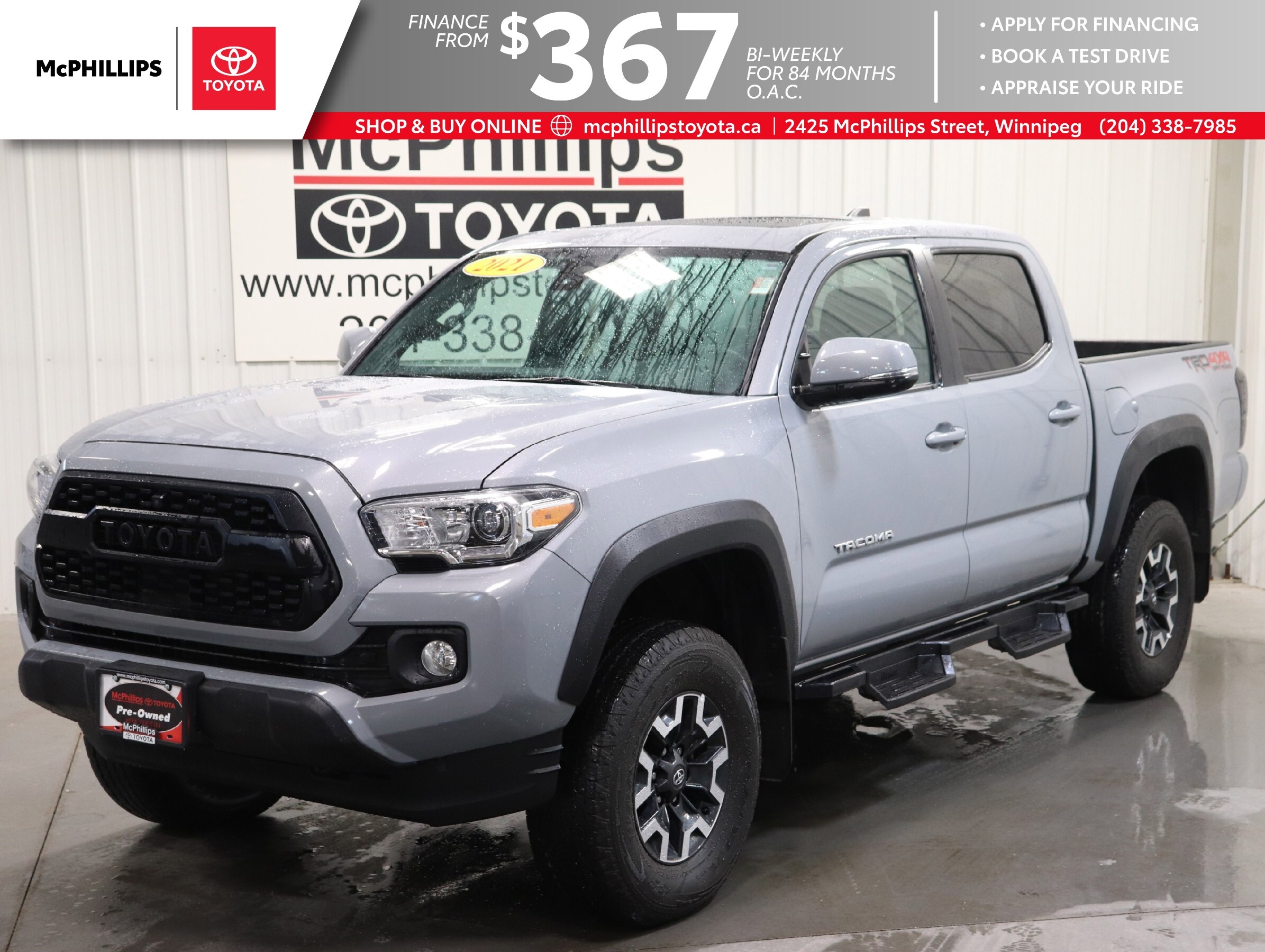 2021 Toyota Tacoma 4X4 | V6 | HTD SEATS | PWR SUNROOF | NO ACCIDENTS