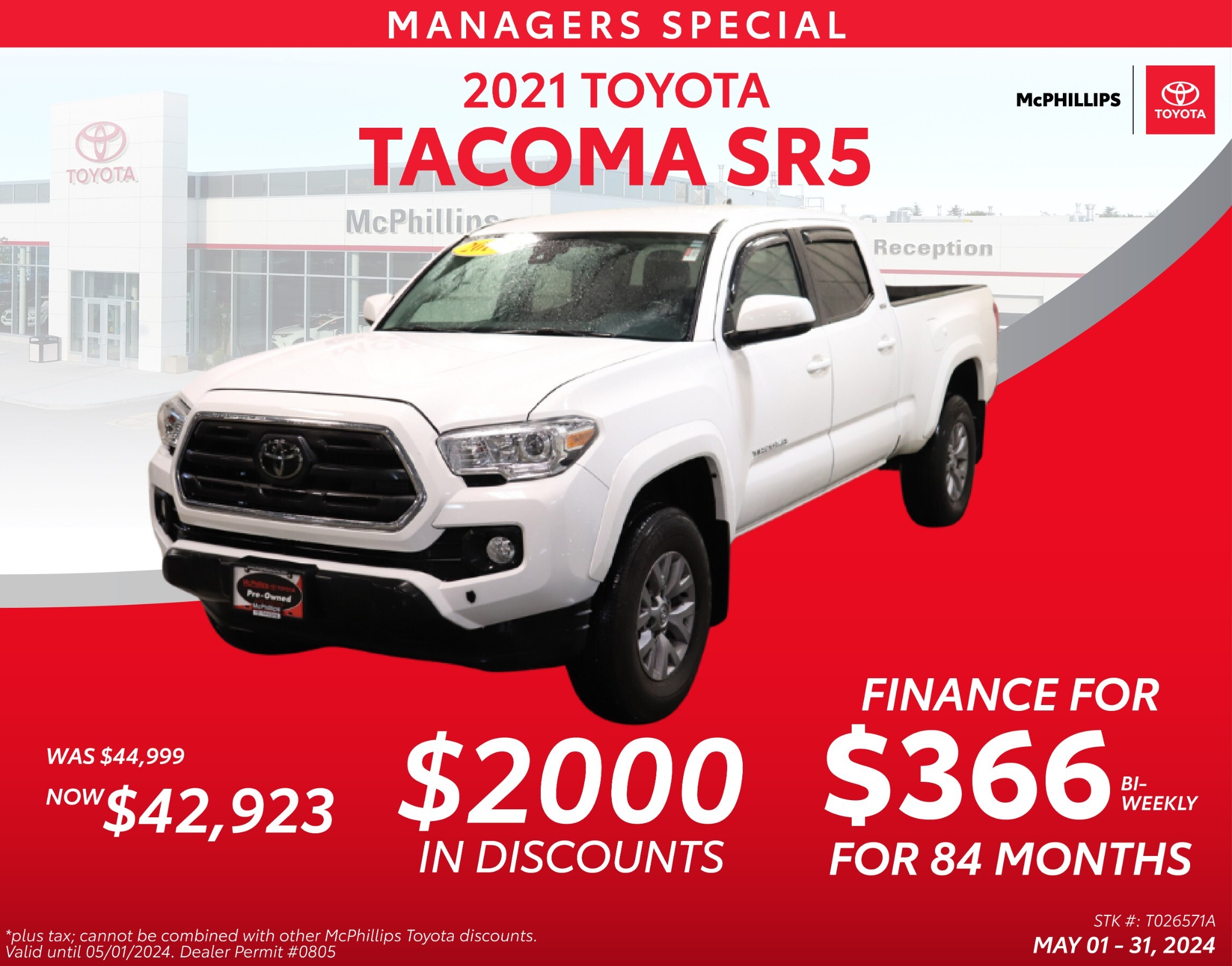 2019 Toyota Tacoma 4X4 | V6 | HTD SEATS | SKID PLATES | PREMIUM CLOTH
