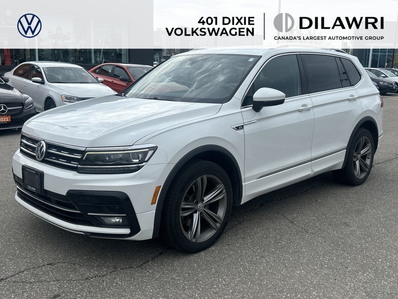 2019 Volkswagen Tiguan Highline Clean Carfax| AWD| Alloy Wheels| Leather 
