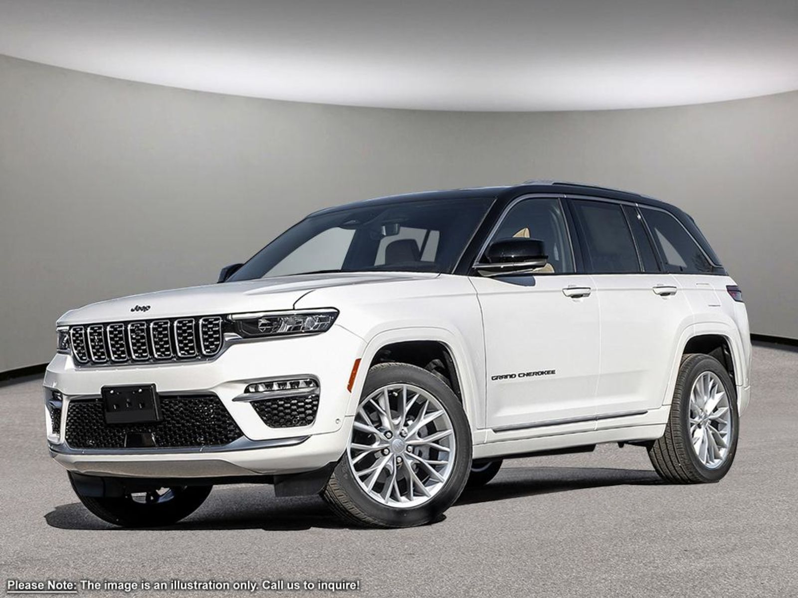 2024 Jeep Grand Cherokee SUMMIT IN BRIGHT WHITE EQUIPPED WITH A 3.6L V6 , 4