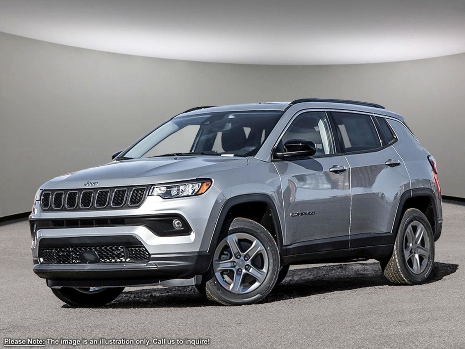 2024 Jeep Compass NORTH IN SILVER METALLIC EQUIPPED WITH A 2.0L TURB