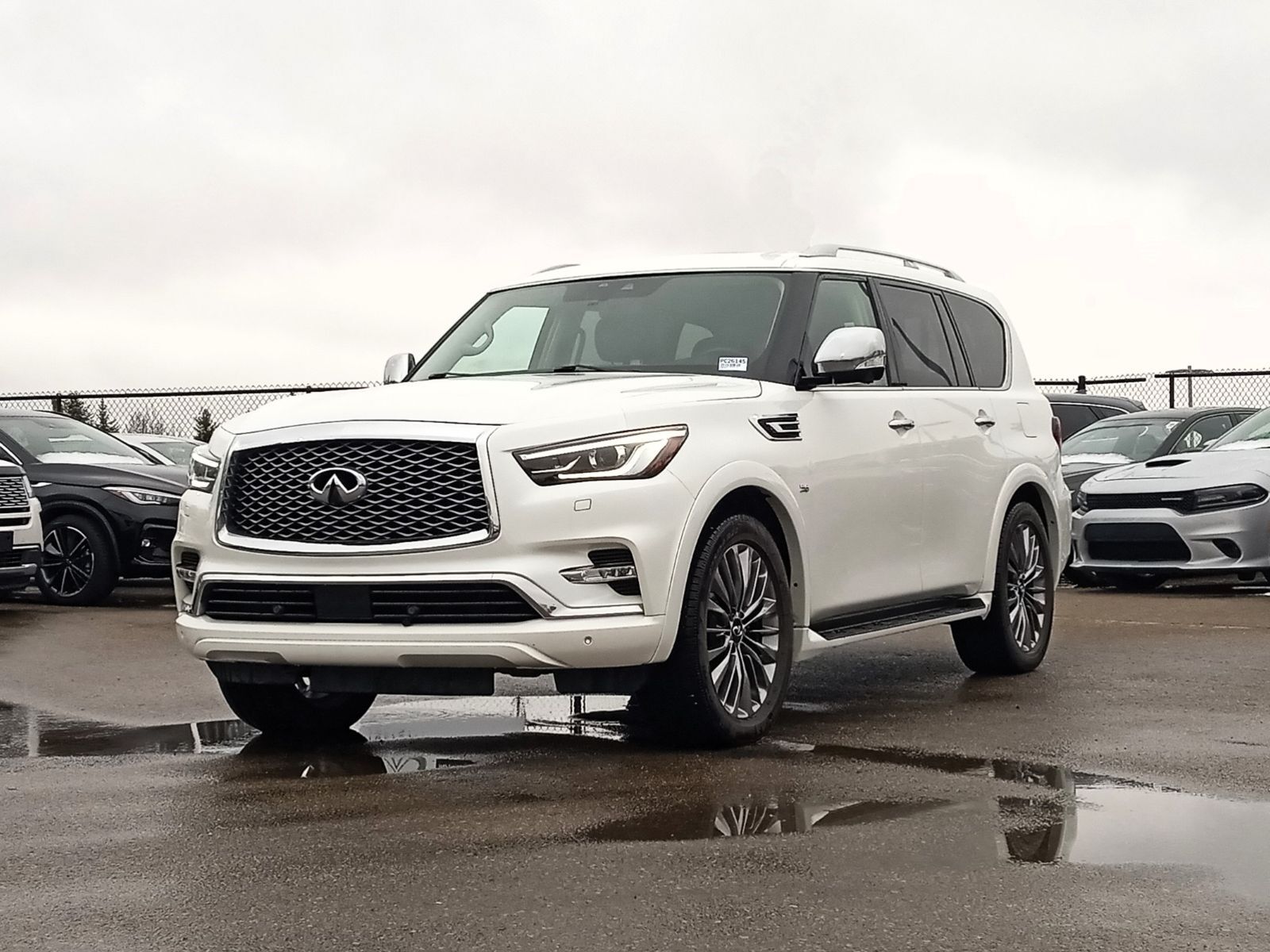 2019 Infiniti QX80 PROACTIVE, LEATHER, SUNROOF, DVD, CPO AVAIL