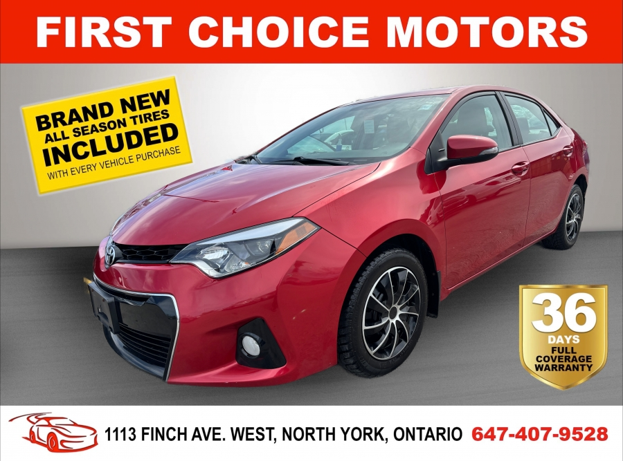 2014 Toyota Corolla S ~AUTOMATIC, FULLY CERTIFIED WITH WARRANTY!!!!~