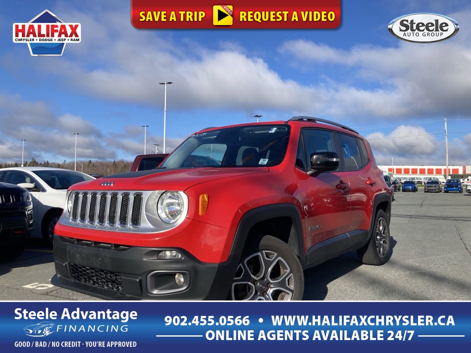 2015 Jeep Renegade Limited - LOW KM, 4WD, HEATED LEATHER SEATS AND WH