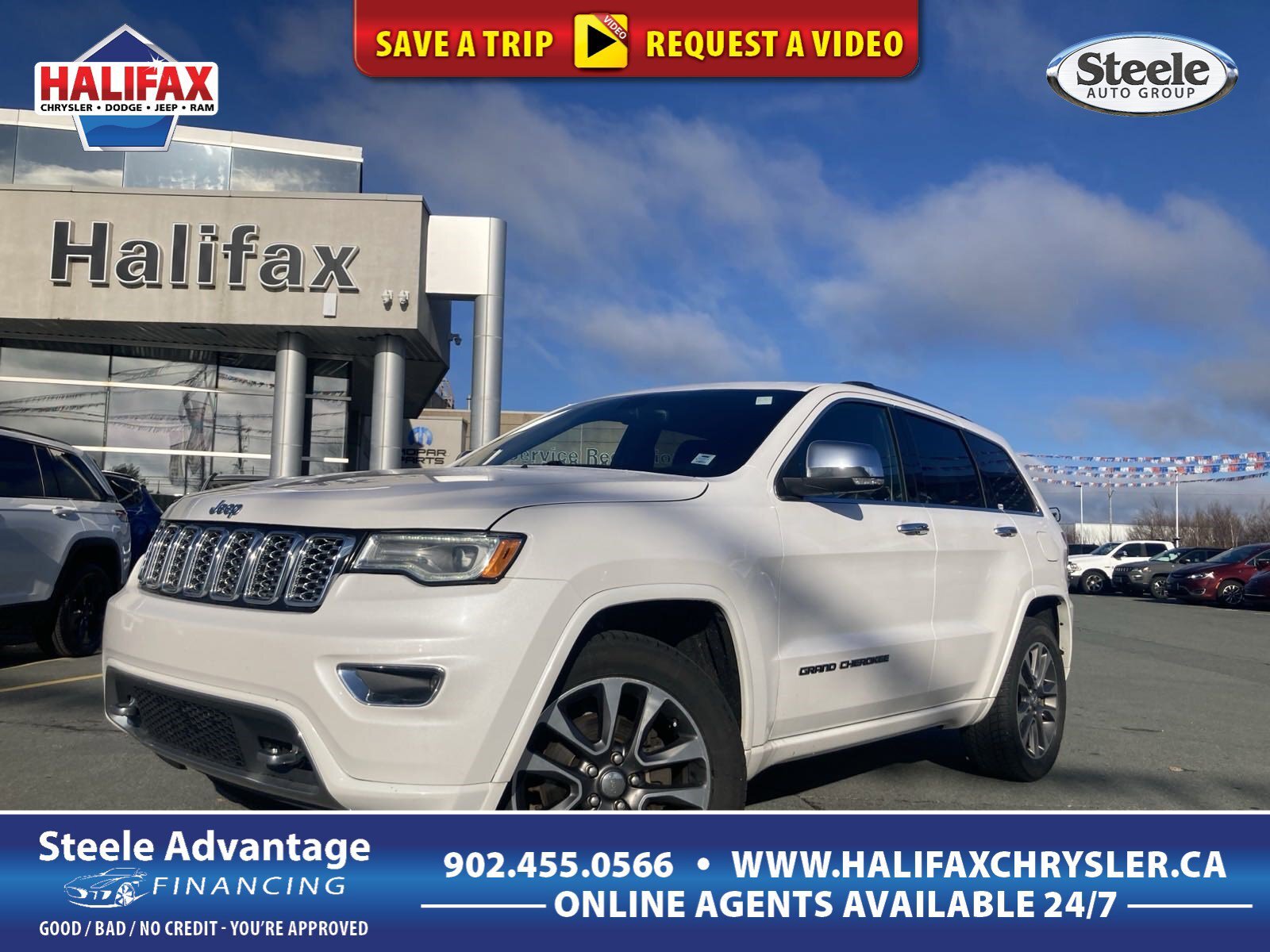 2018 Jeep Grand Cherokee Overland - NAV, PANO ROOF, HTD MEMORY LEATHER SEAT