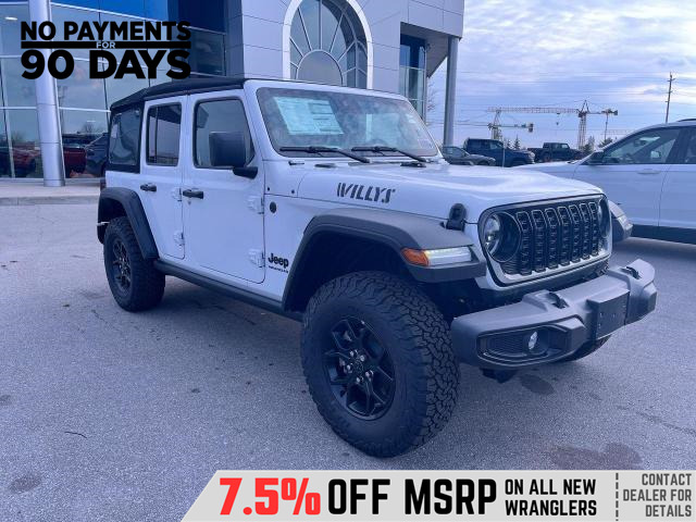 2024 Jeep Wrangler Sport WILLYS EDITION | 12.3 INCH TOUCHSCREEN | LED