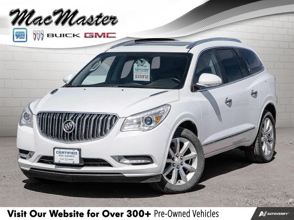2017 Buick Enclave PREMIUM, AWD, NAV, ROOF, HTD/COOL, GOOD KMS!