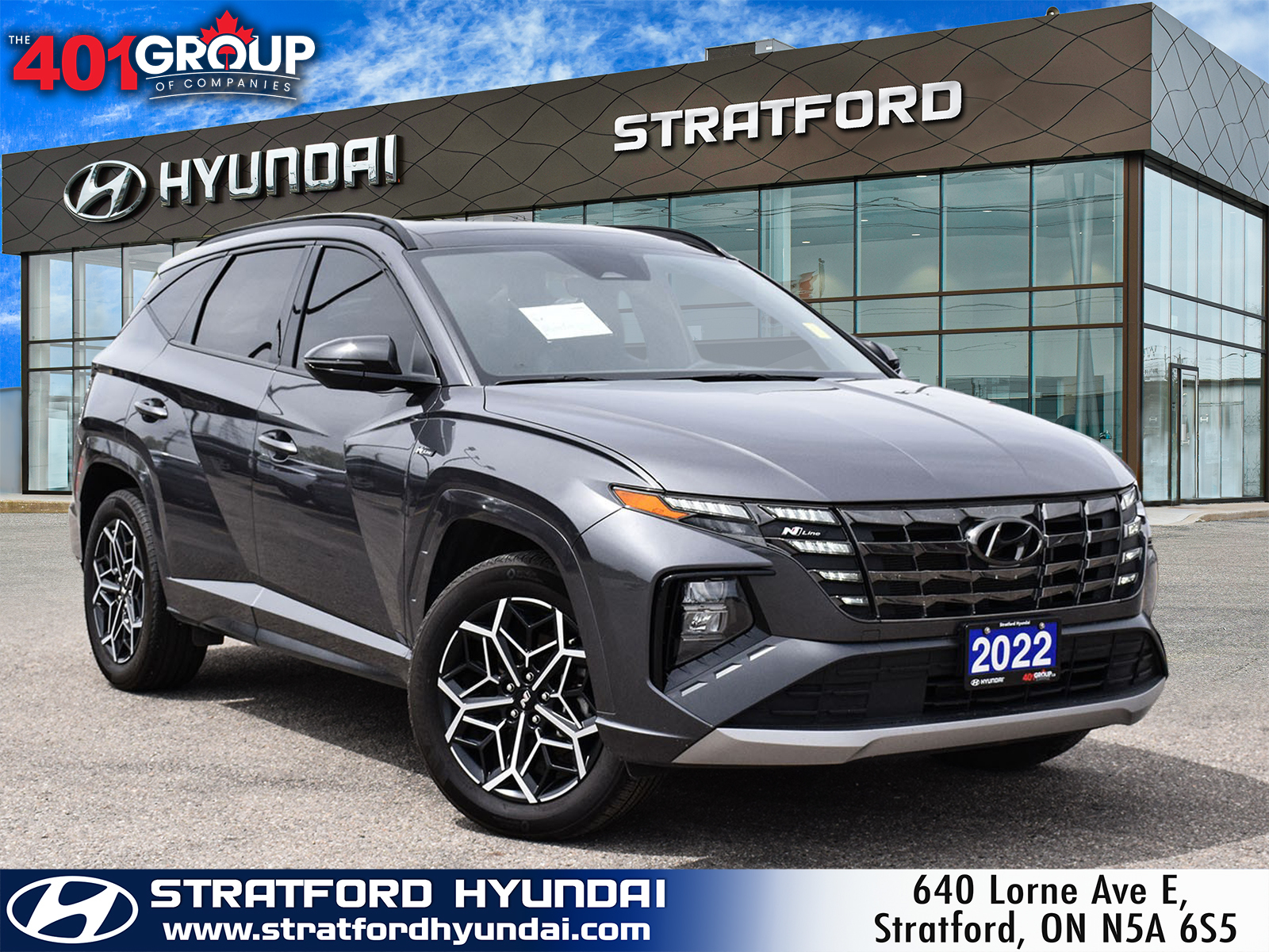 2022 Hyundai Tucson N Line AWD | Heated Seat/Steer | Sunroof | CarPlay