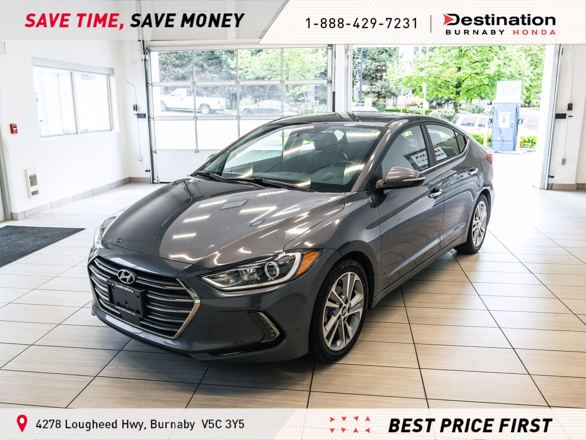 2017 Hyundai Elantra 4dr Sdn Auto Limited - GREAT ON GAS - FULLY LOADED