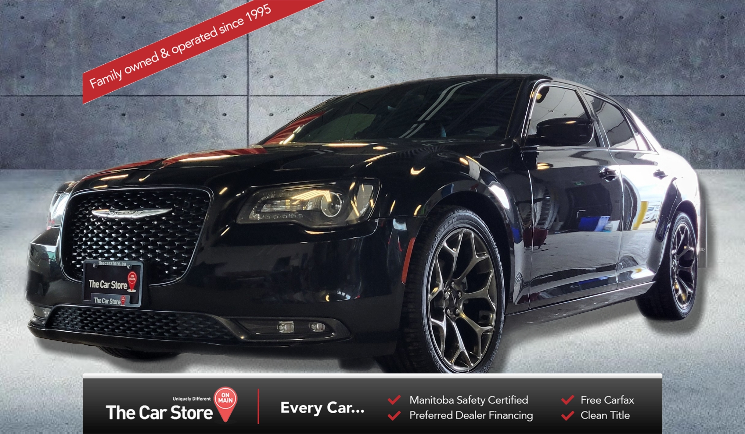 2016 Chrysler 300 300S RWD| Leather, Pano Roof, Navi, Clean Title!