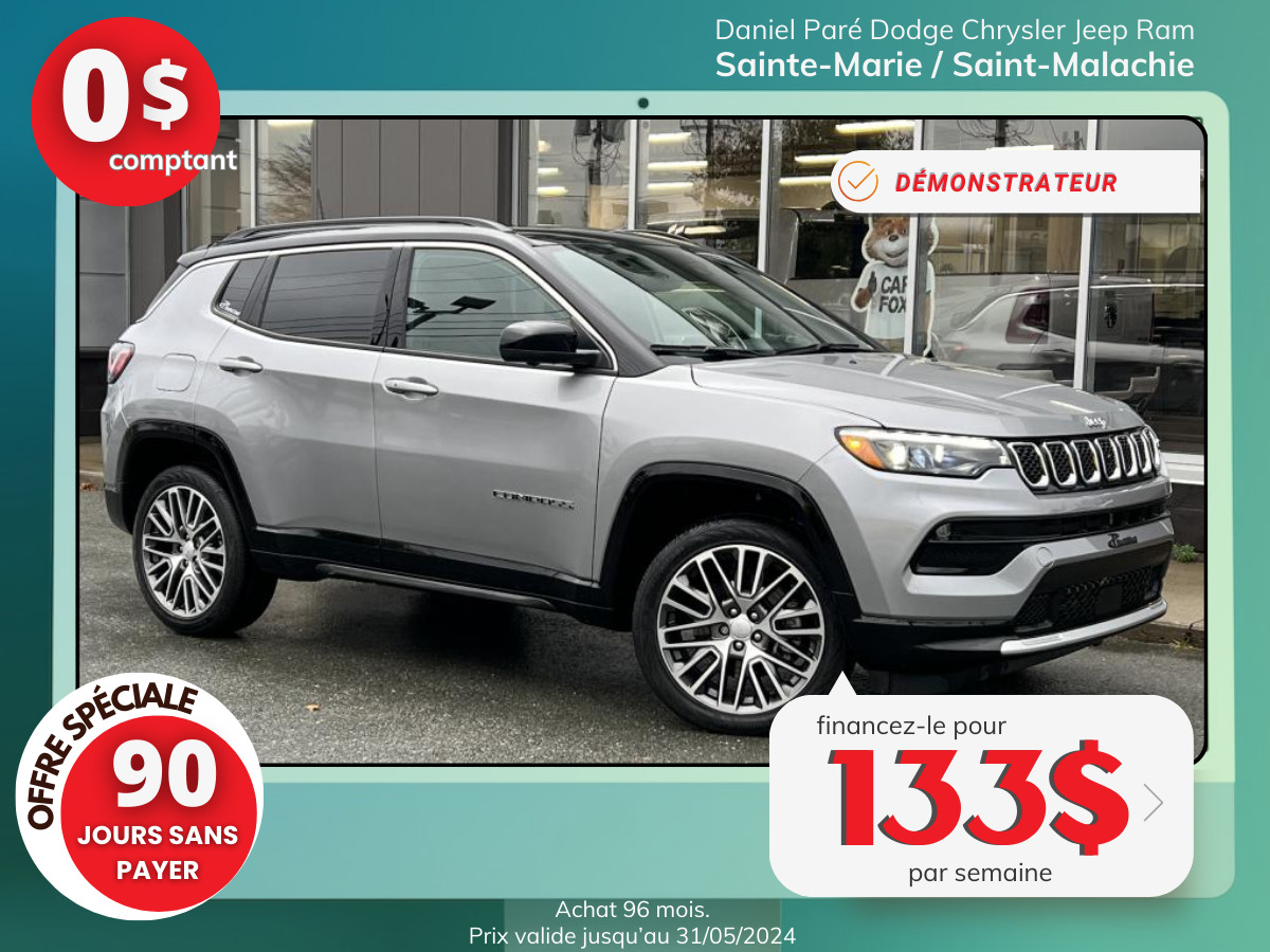 2023 Jeep Compass Limited 4x4 2.0L *DEMO EN STOCK*