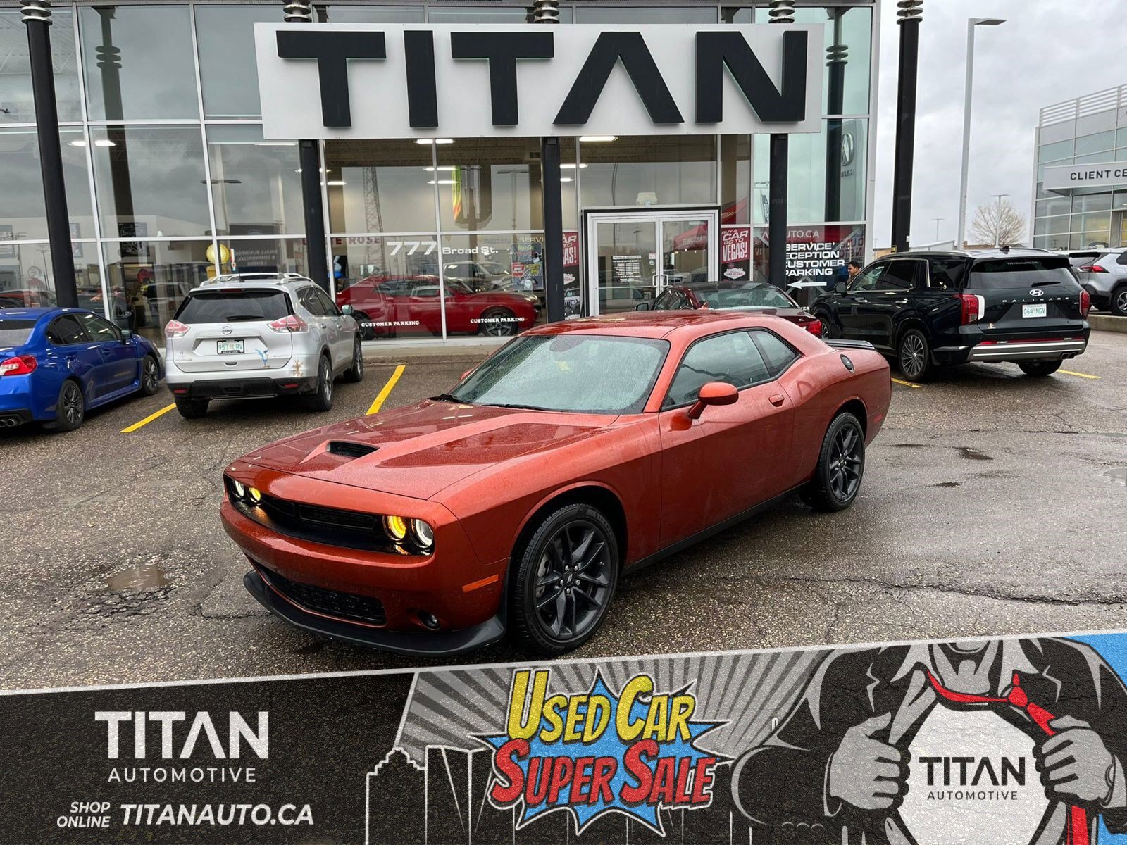 2022 Dodge Challenger GT AWD | ONLY 14,000KM!!! | 303hp | Nav | Cooled S