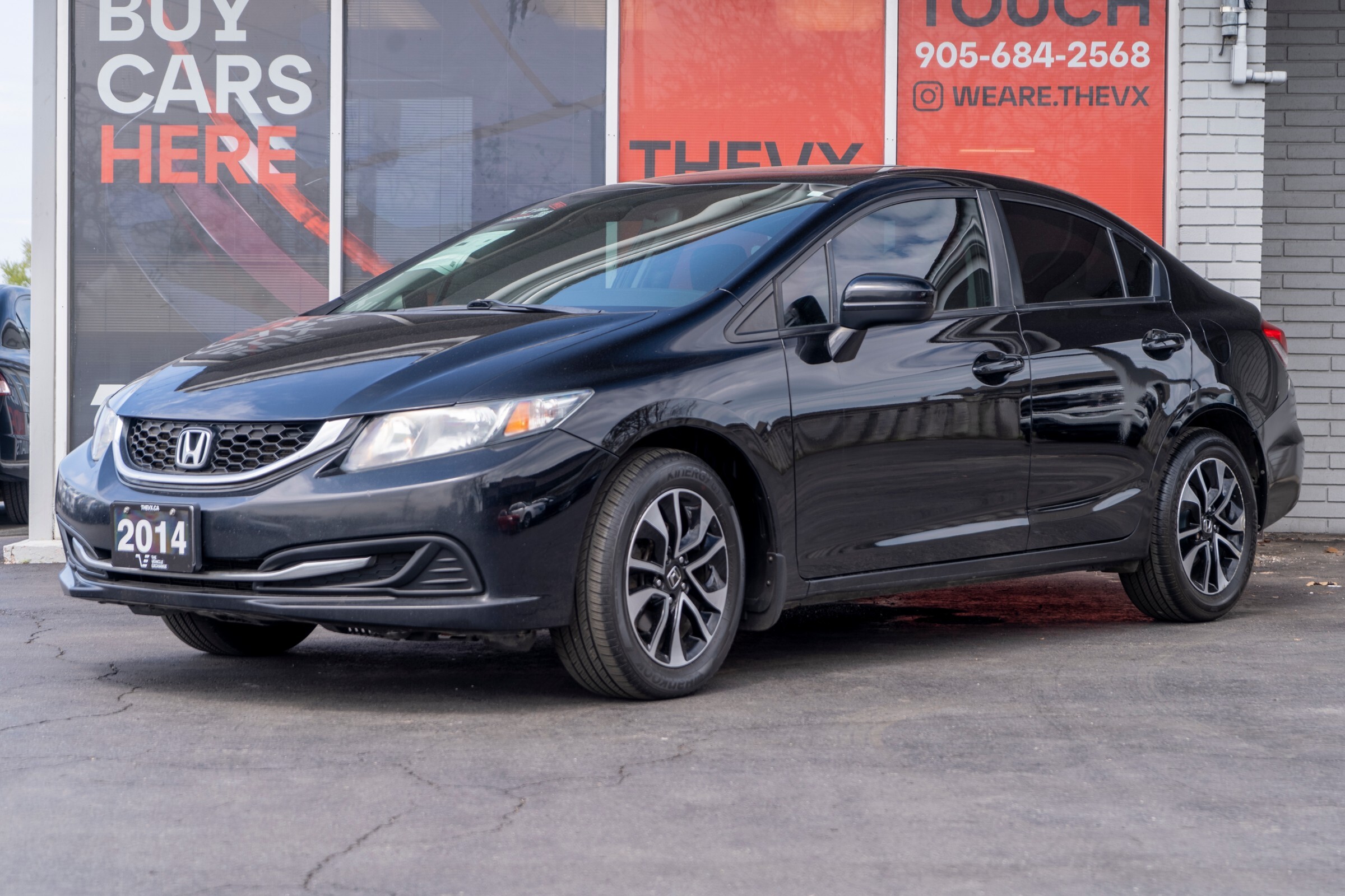 2014 Honda Civic EX| CVT| Sunroof| Alloy Rims| Bluetooth| HTD Seats
