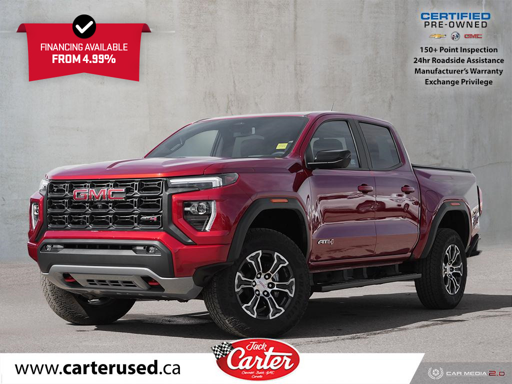 2023 GMC Canyon AT4 RED NEVER LOOKED SO GOOD AS IT DOES ON THIS AT