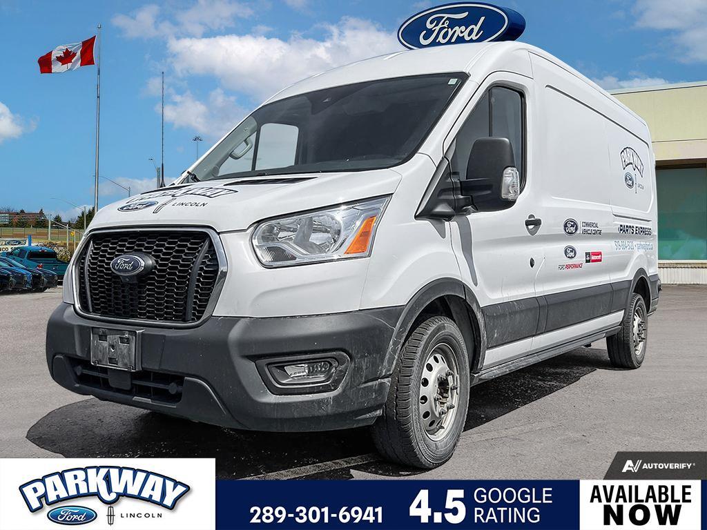 2022 Ford Transit Cargo Van MIDROOF | ONE OWNER | PARTITION