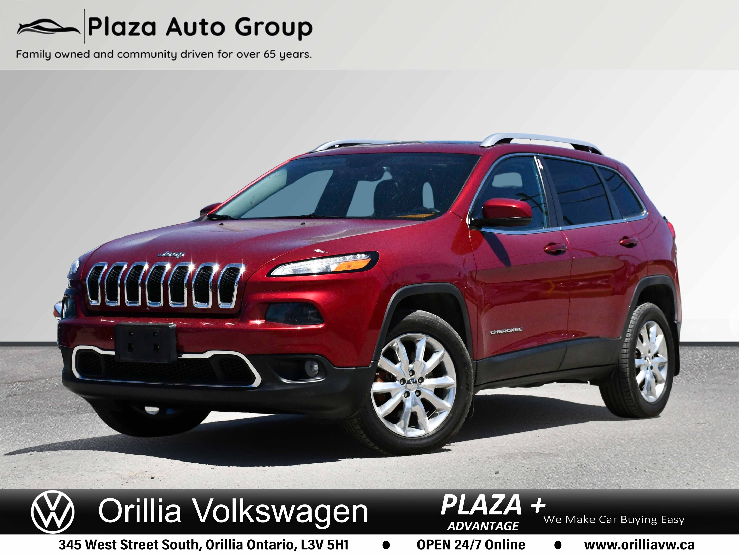 2016 Jeep Cherokee LIMITED | FINANCE AVAILABLE | CERTIFIED