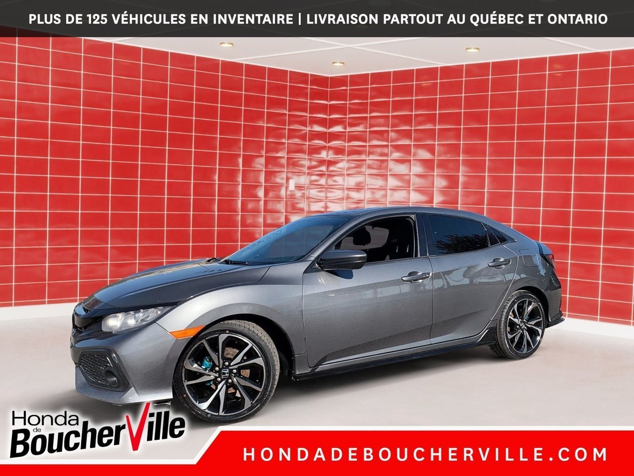 2017 Honda Civic Hatchback Sport MANUELLE, TURBO, MAGS 18 POUCES