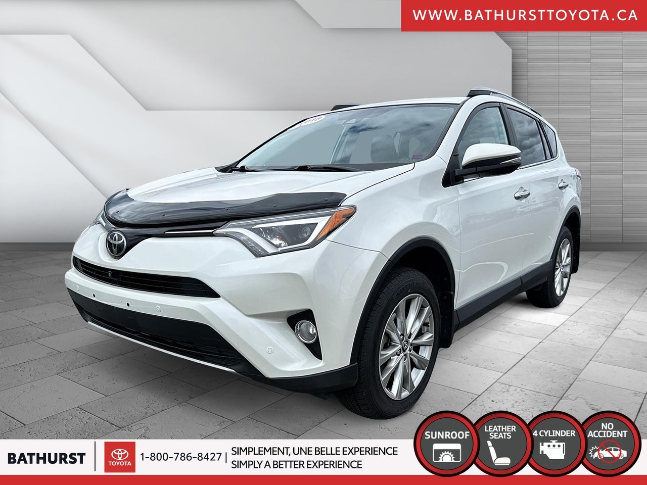 2018 Toyota RAV4 LIMITED CLEAN CARFAX!!! ONE OWNER!!! / CARFAX PROP