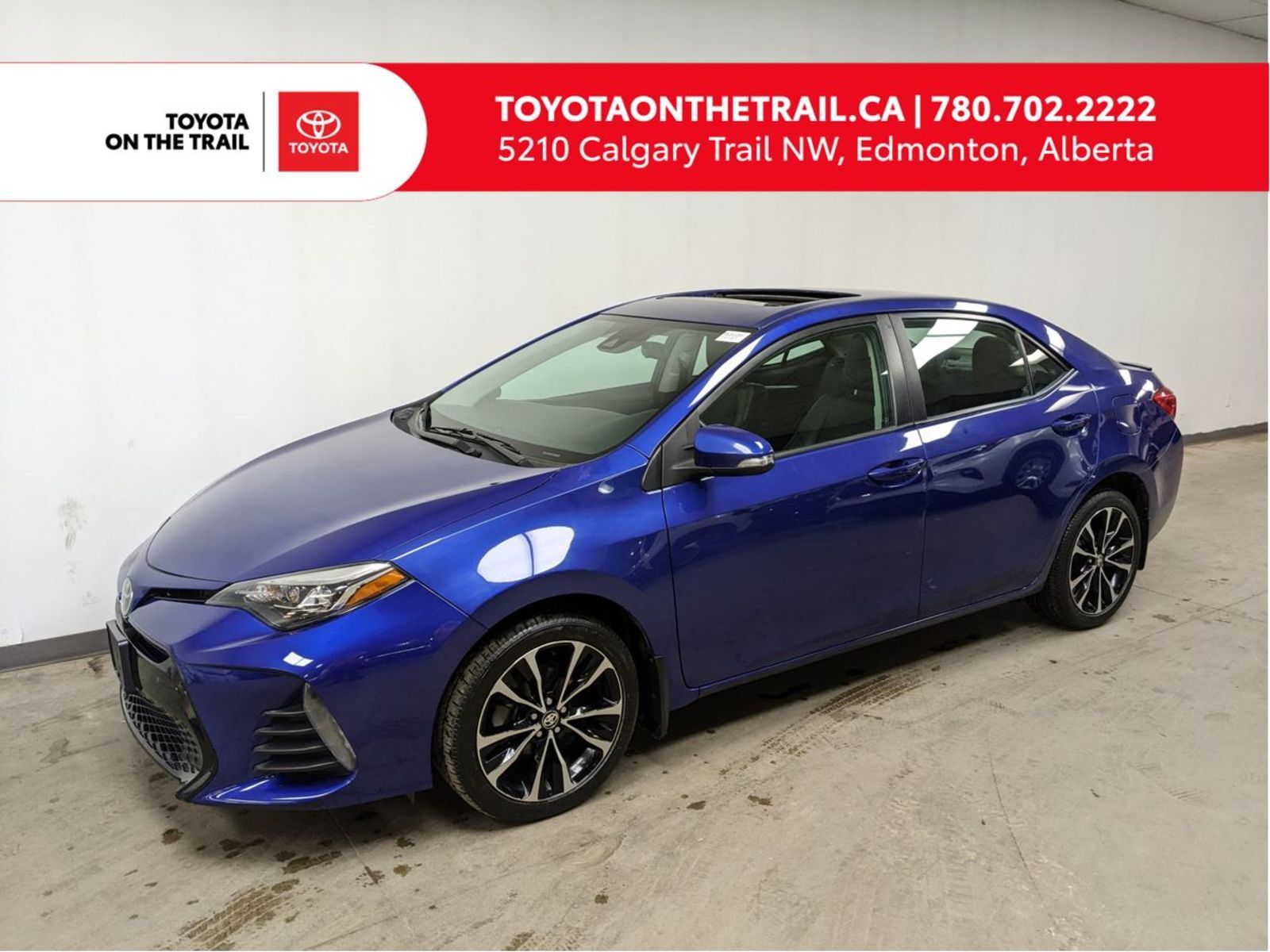 2019 Toyota Corolla SE UPGRADE PACKAGE; 6 SPEED MANUAL, SUNROOF, A/C, 